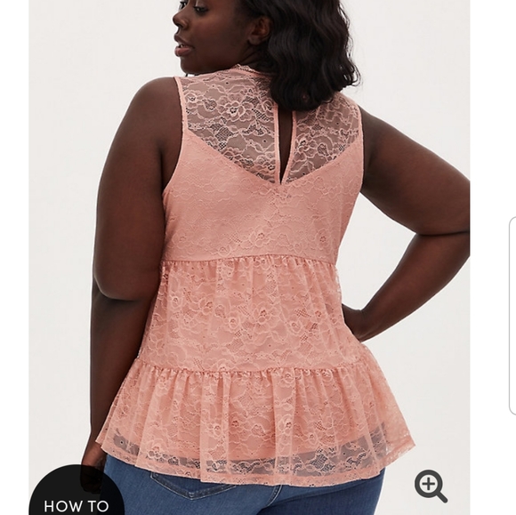 Torrid Lace Tiered Top - Picture 4 of 6